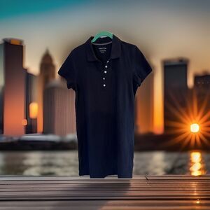 Nautical Blue Collared Dress Women’s Size L